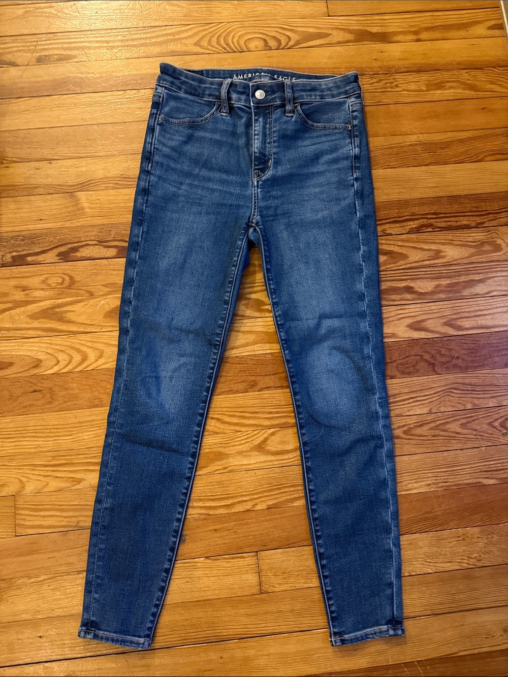 American eagle high rise jegging short length